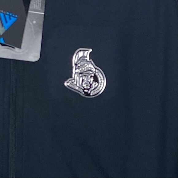 Women’ Ottawa Senators NHL‎ Licensed 1/2 Zip Stretch Fabric Pullover XL 0236 - Picture 10 of 11